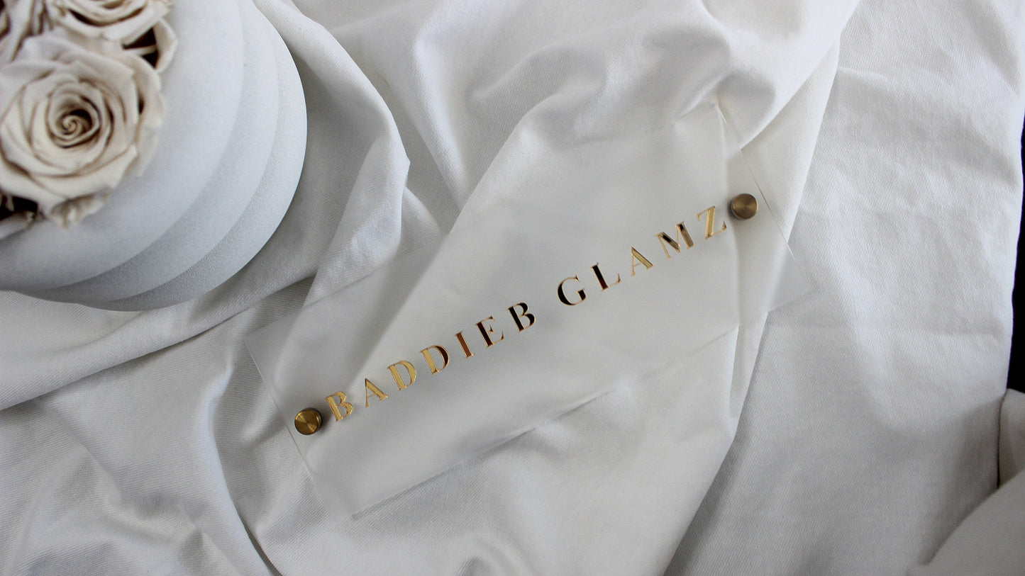 Wall Sign (10 X 4 INCHES)