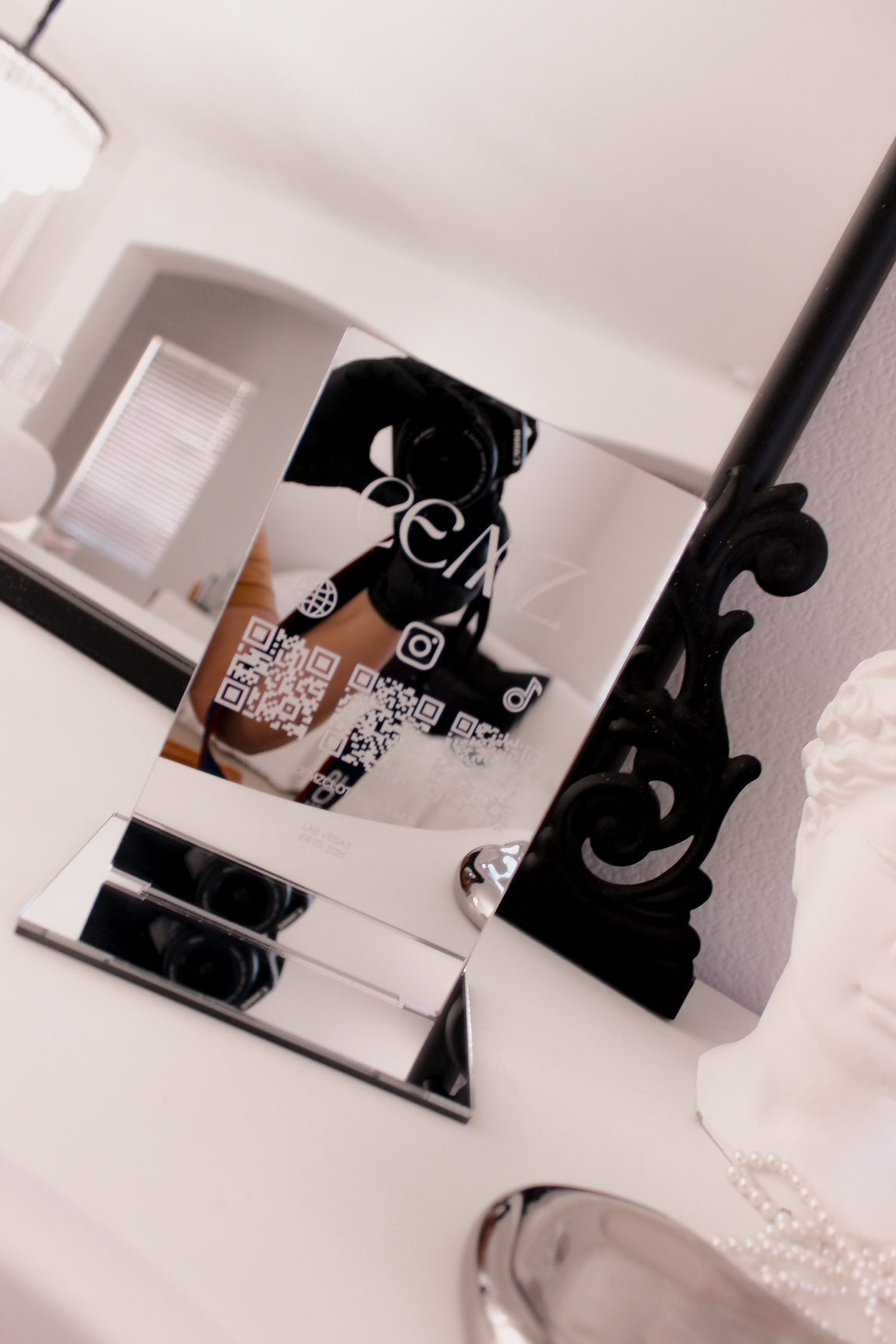 The Mirror QR Sign