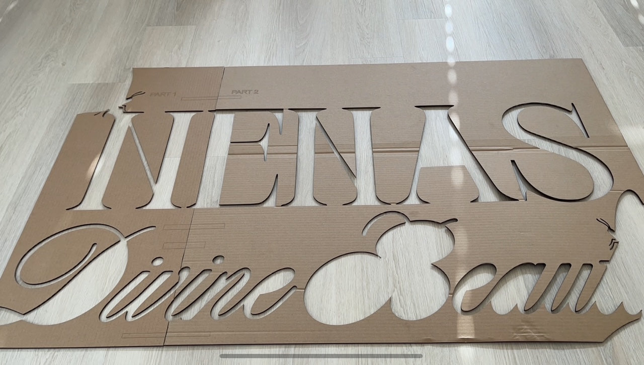 Custom Laser Cut Logo Sign