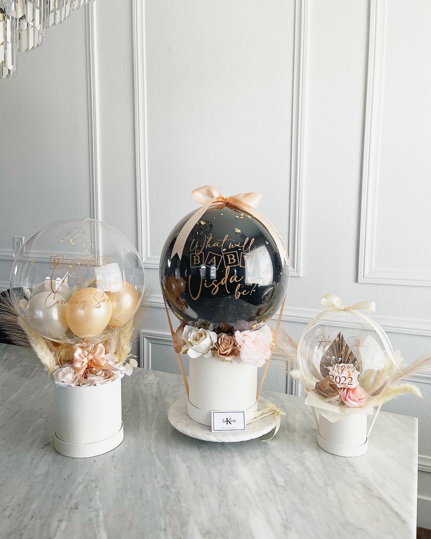 DELUXE No Mess Gender Reveal Balloon (XLarge)