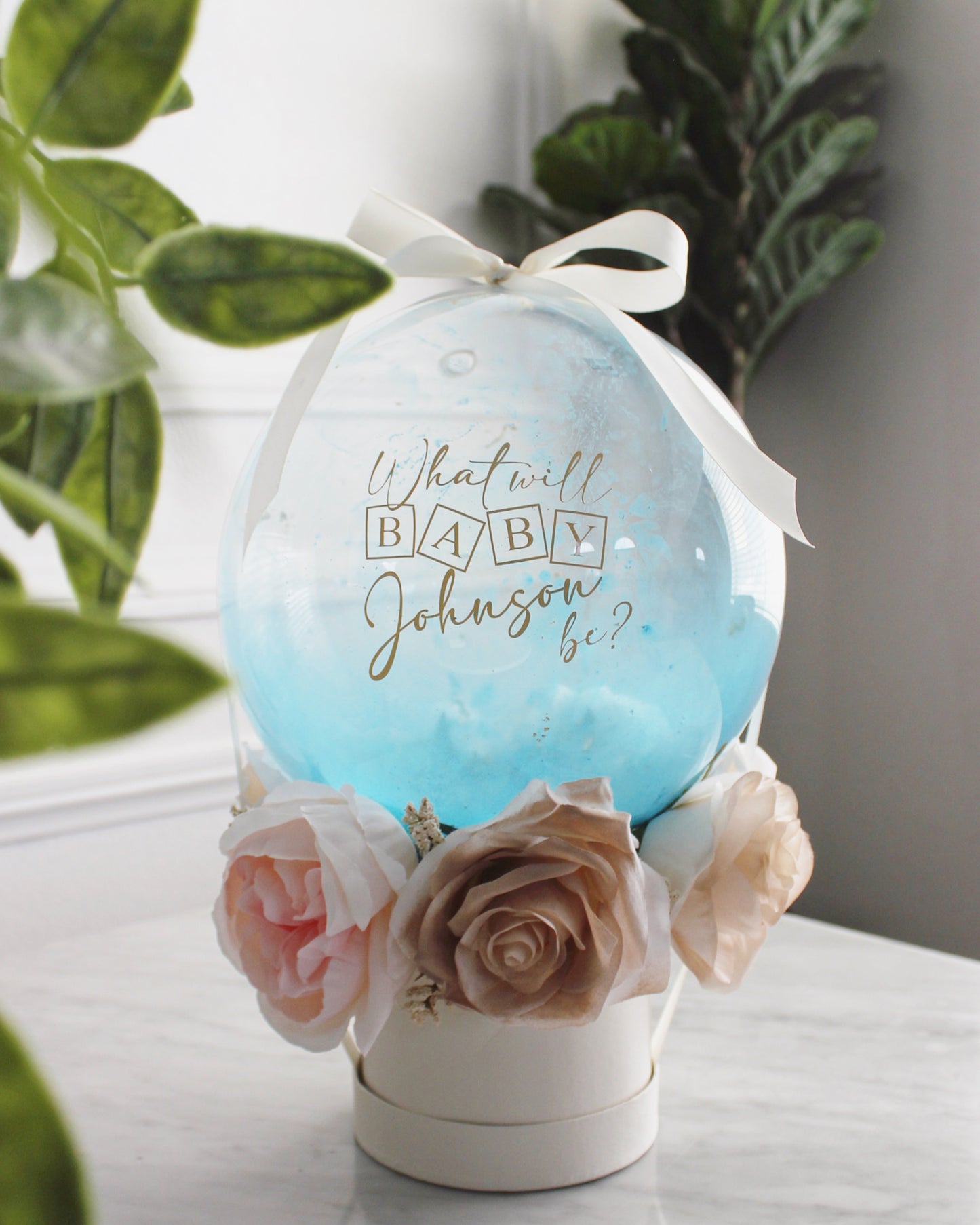 Our Elegant Mess Free Gender Reveal Balloon (SMALL)