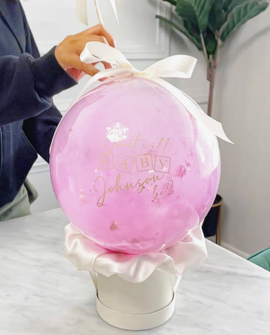 Satin Gender Reveal Balloon (Mess Free)