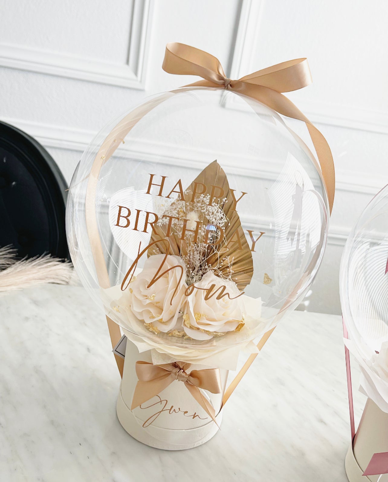 Boho Bouquet in a Bubble