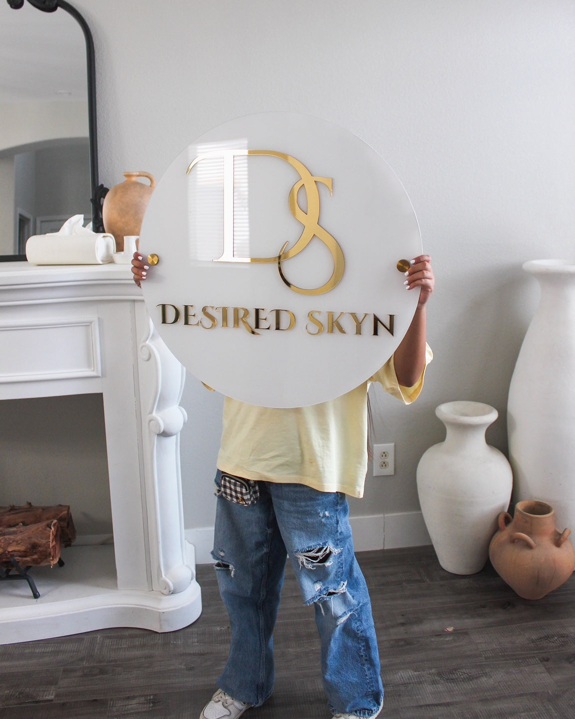 Round Custom Sign