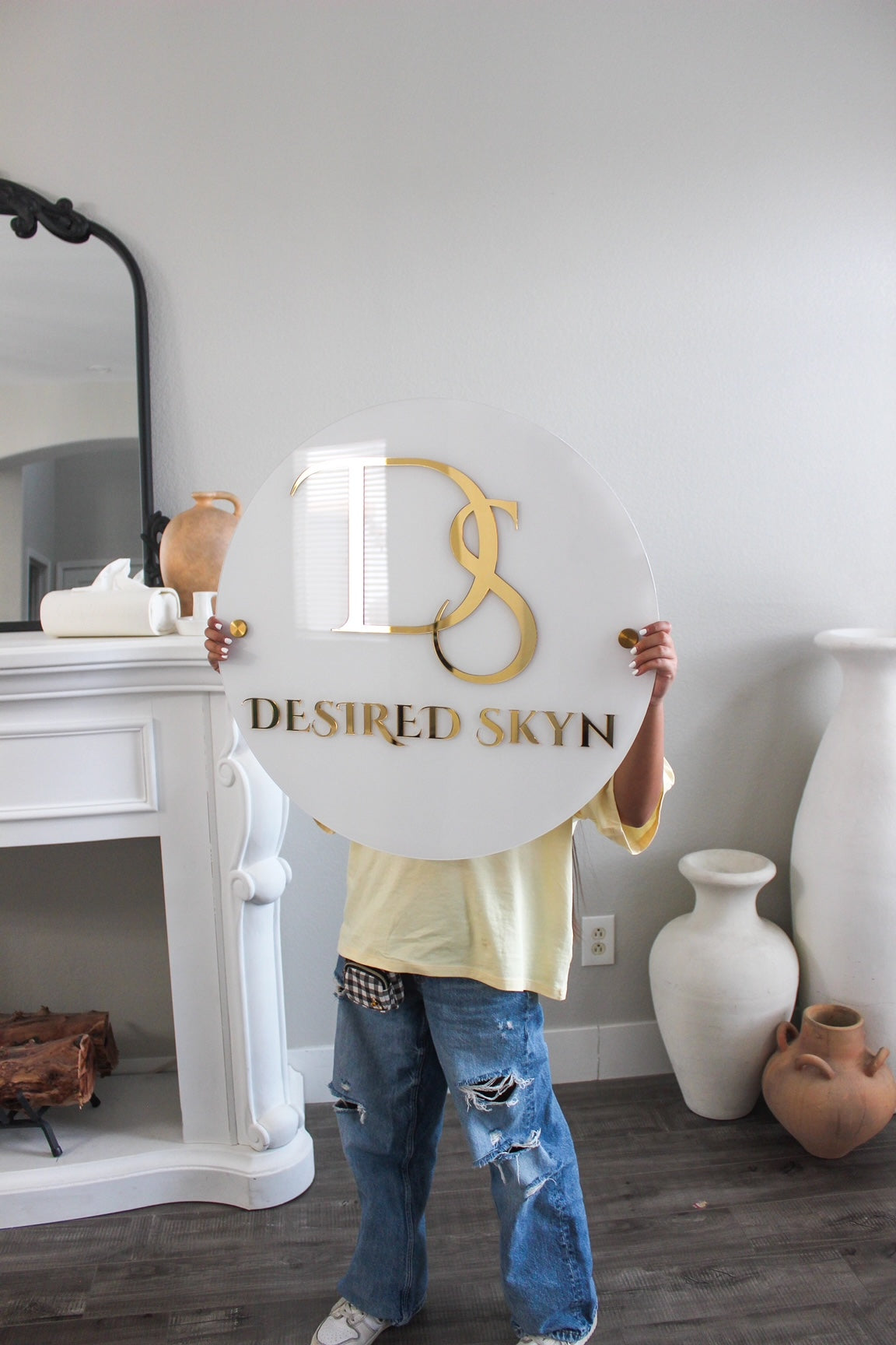 Round Custom Sign