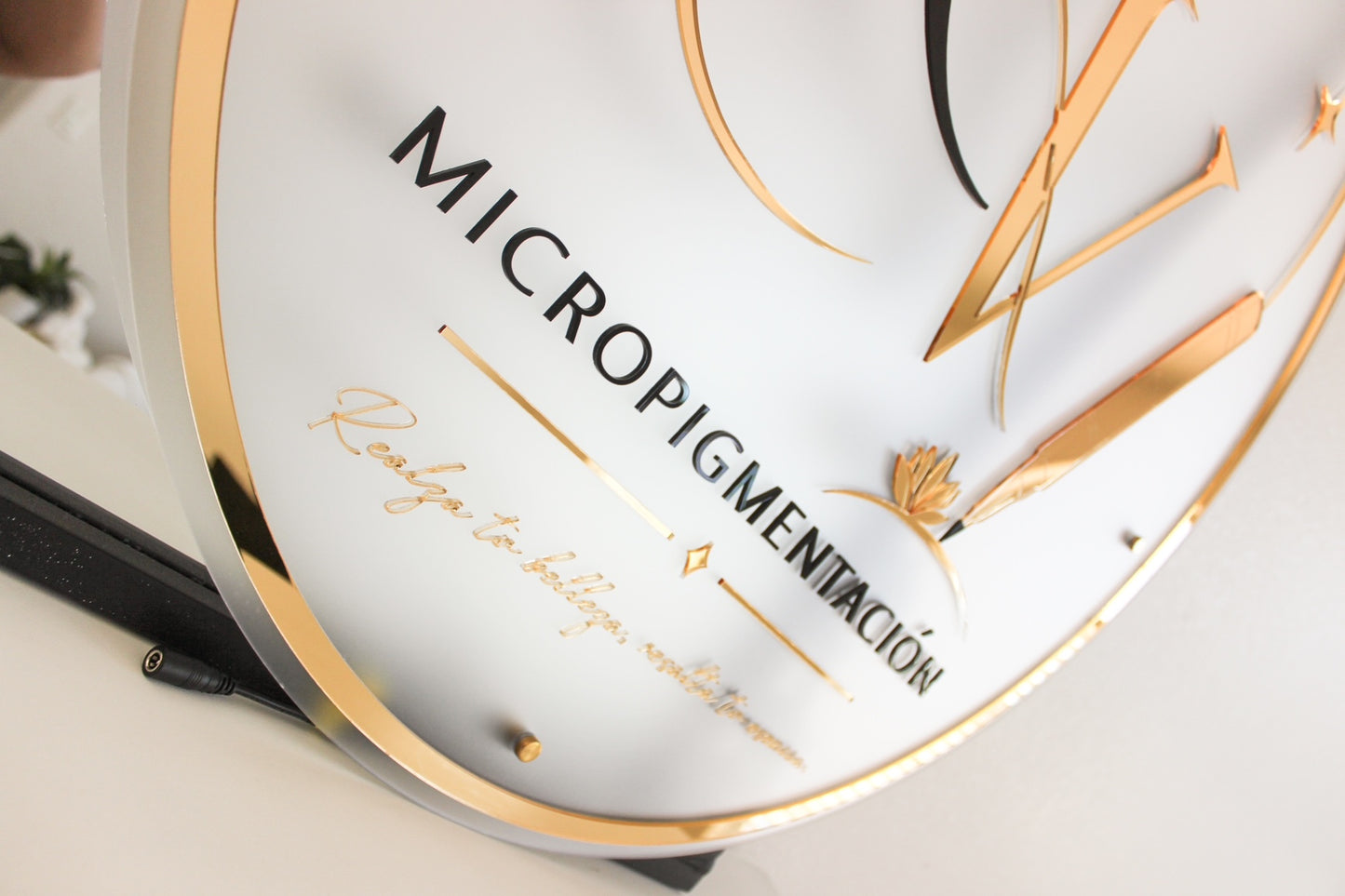 Round LED Sign