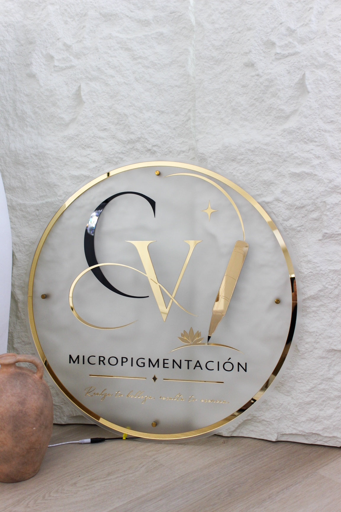 Round LED Sign