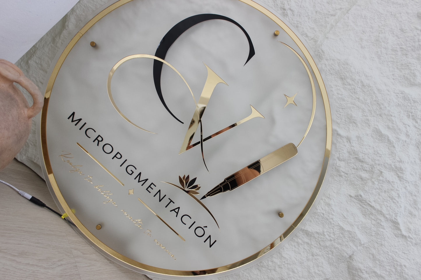 Round LED Sign
