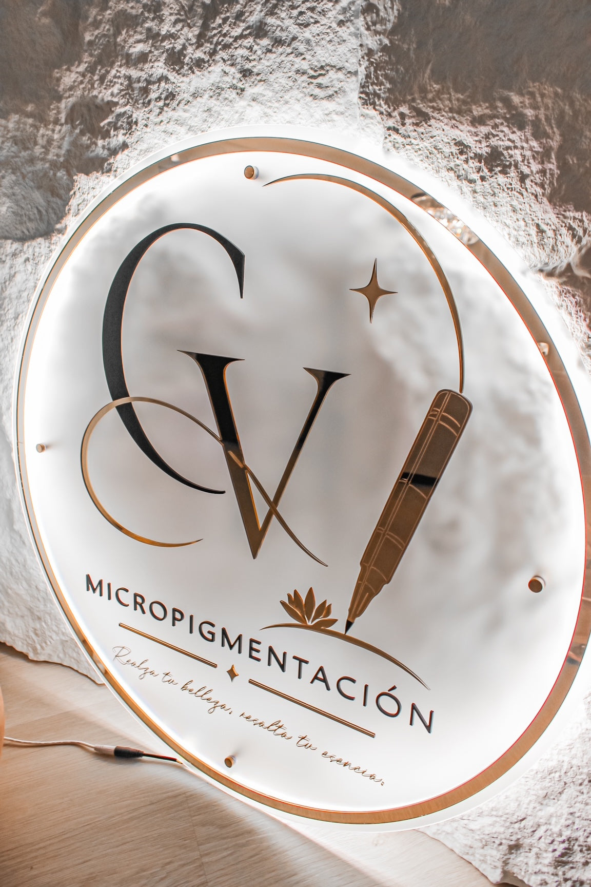 Round LED Sign