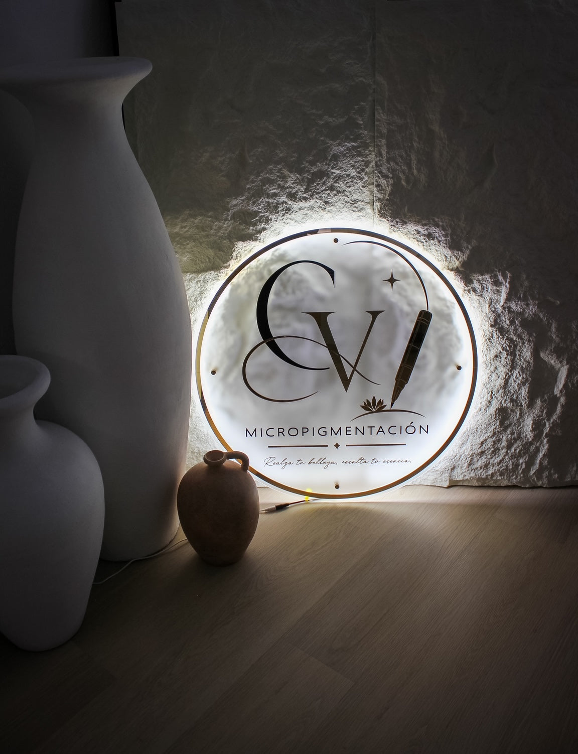 Round LED Sign