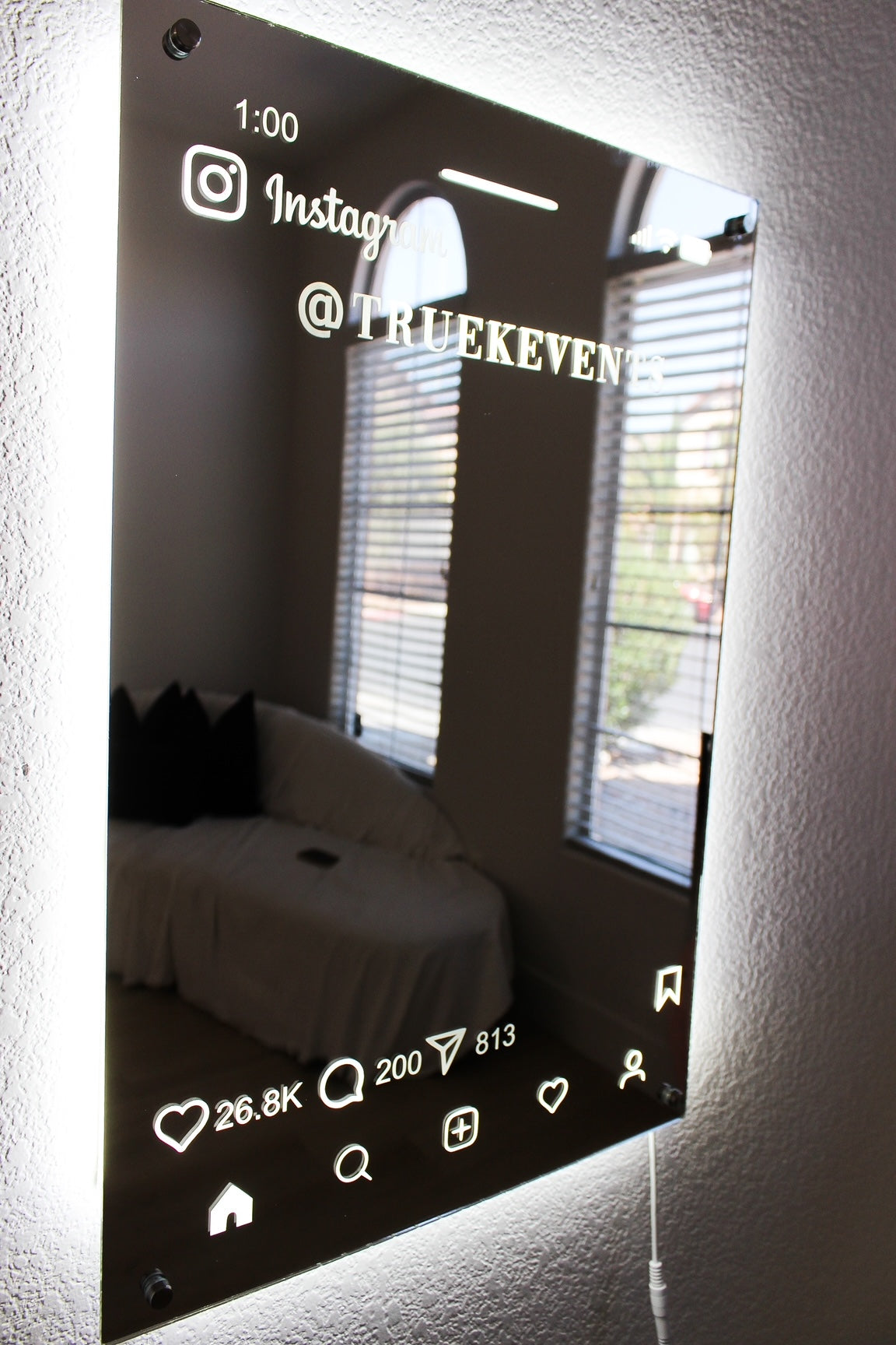 The INSTA MIRROR POST MIRROR / SIGN