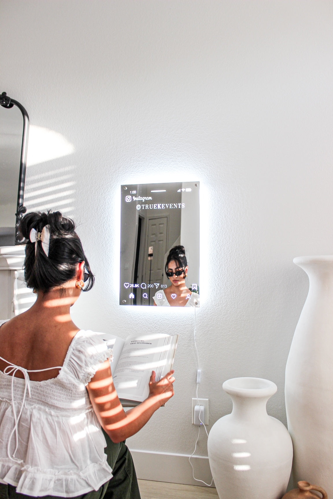 The INSTA MIRROR POST MIRROR / SIGN