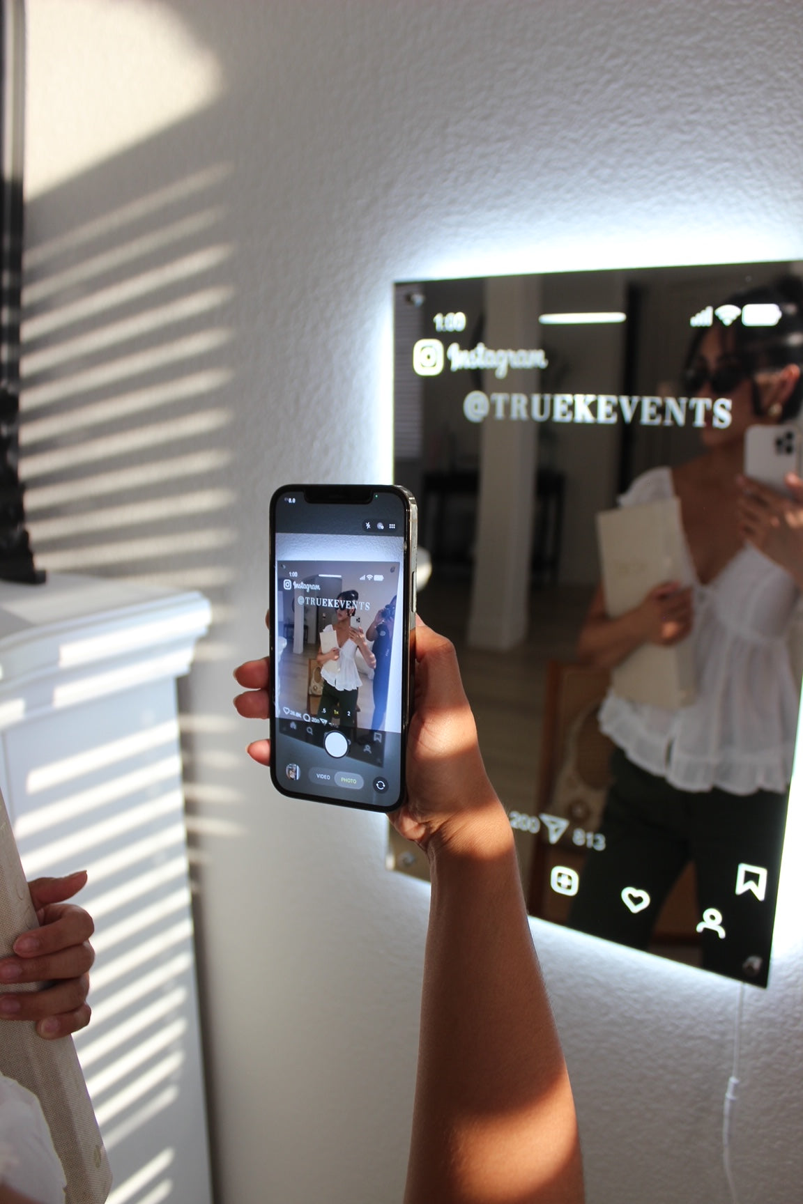 The INSTA MIRROR POST MIRROR / SIGN