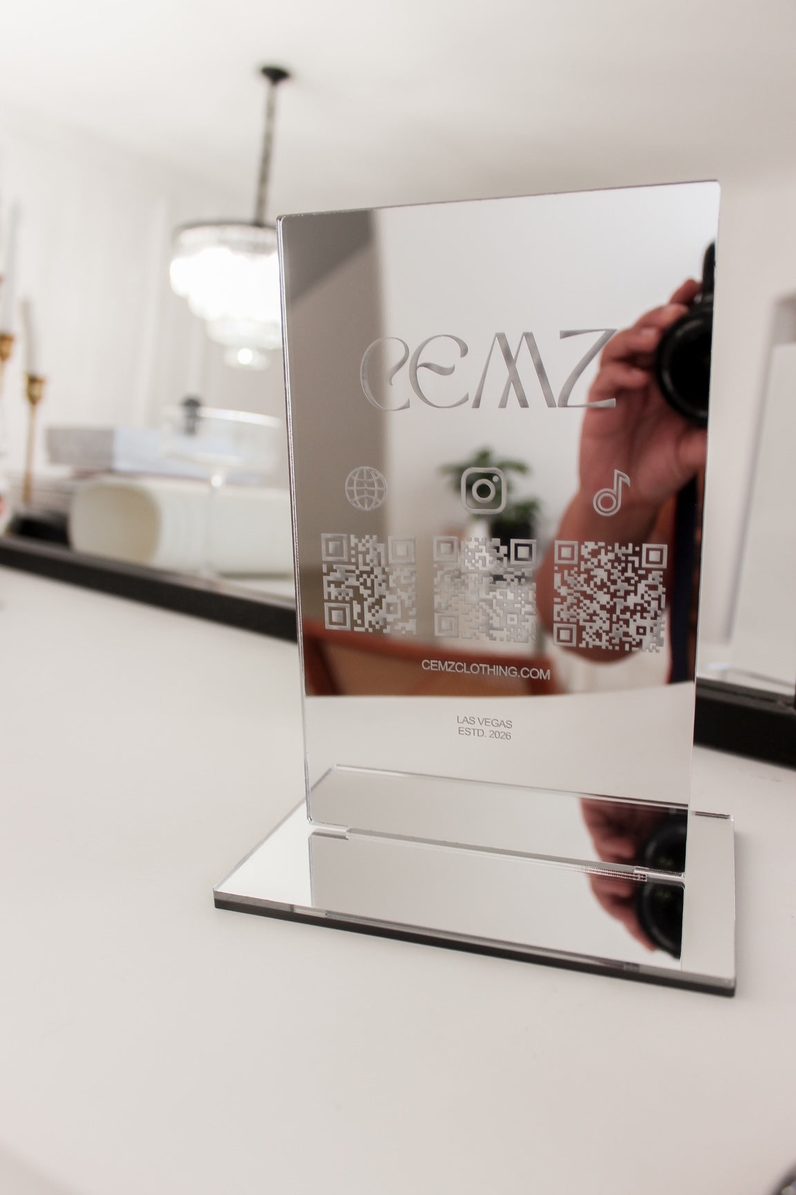 The Mirror QR Sign