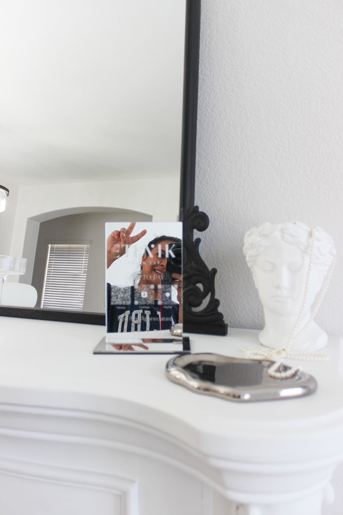 The Mirror QR Sign