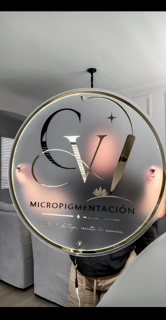 Round LED Sign