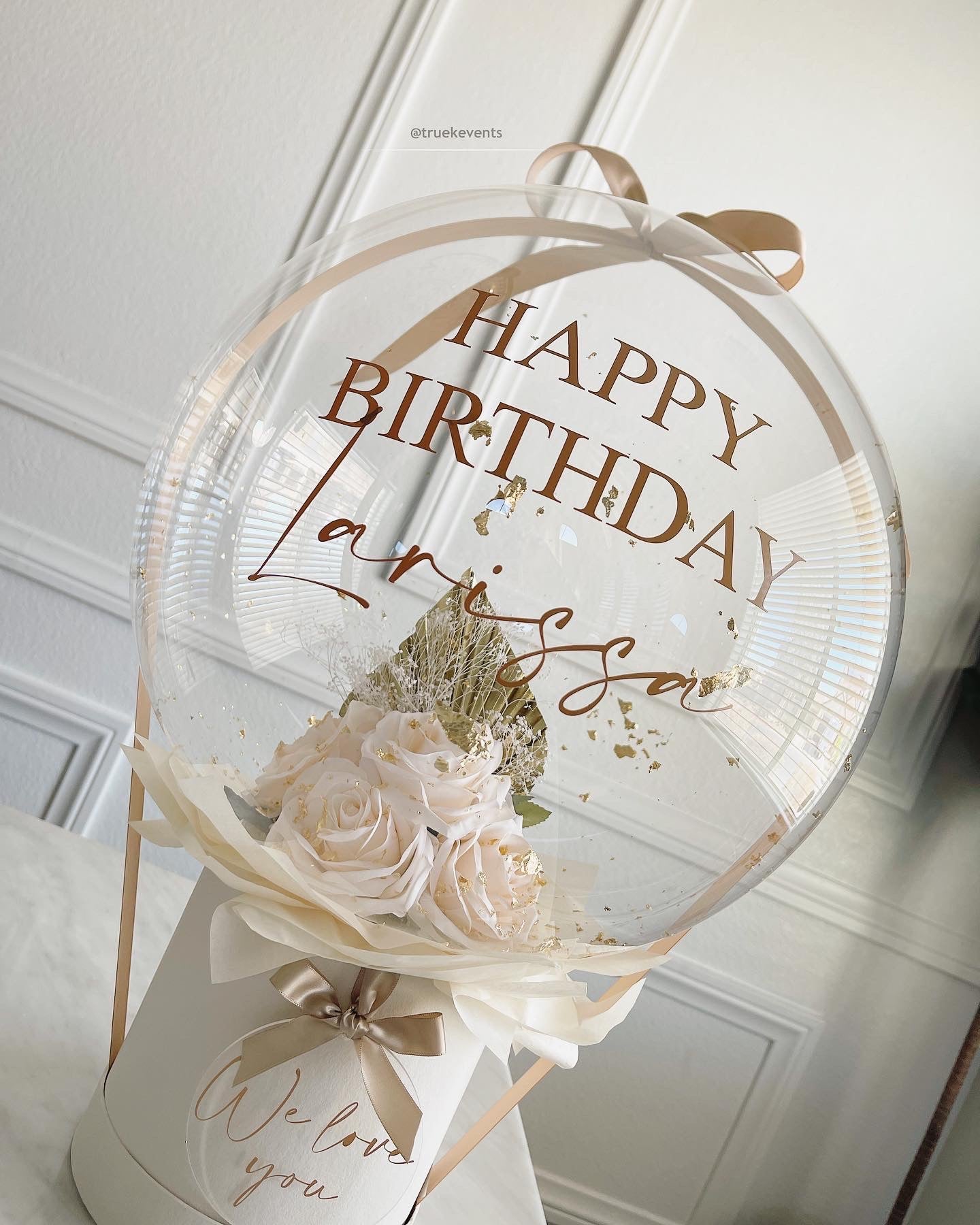 Boho Bouquet in a Bubble